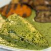 Suprema de pollo rellena de vegetales con verduras grilladas - Image 14
