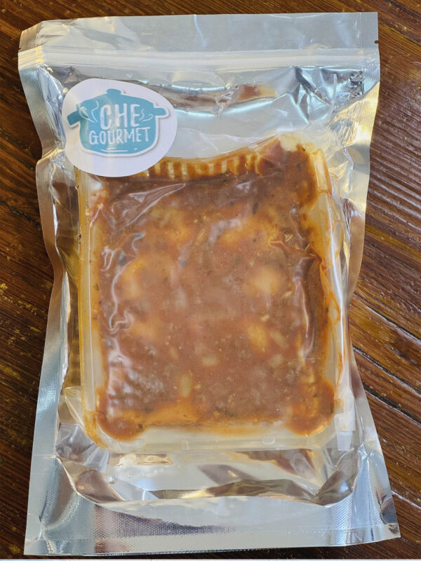 Lasagna de jamón y queso